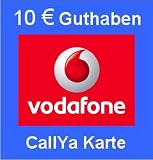 Vodafone D2 CallYa Prepaid Karte mit Traif OpenEnd Internet und 10,- Euro Startguthaben! Call Ya SIM mit Open End Internet