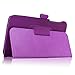 Infiland Folio Leather Case Fit Stand Cover For ASUS MeMO Pad 7 ME170CX 7-Inch Tablet / ASUS MeMO Pad 7 ME70CX 7-Inch / ASUS MeMO Pad 7 ME170C 7-Inch / ASUS Fonepad 7 FE170CG Tablet, Purple