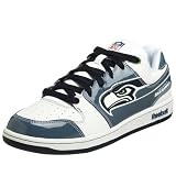 Reebok Men's NFL Seahawks Field Pass Helmet Sneaker,White/Blue/Navy,11.5 M US