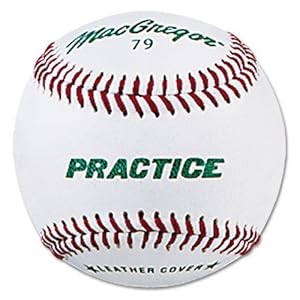 Macgregor 79P Leather Practice Baseball (One Dozen)