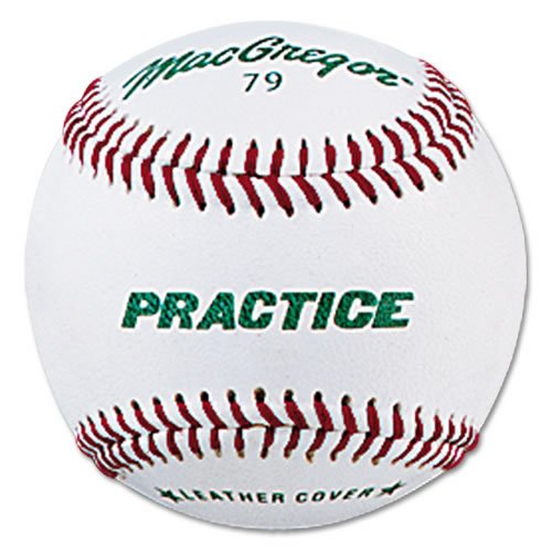 MacGregor #79PY Synthetic Leather Practice Baseball - (One Dozen)
