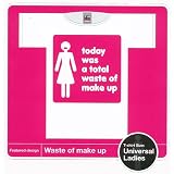 Adult Gift Boxed Ladies T-Shirt Waste of Makeup New