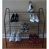IMAGE OF ATHome Contemporary Shoe Racks, Black