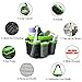 ONEVER Shower Caddy Tote, Quick Dry Hanging Shower Caddy Toiletry Organizer Cosmetic Storage Bags Basket Mesh Water Resistant for College Dorm Home Travel Gym Dorm Camping Bathroom - Green