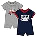 Wan-A-Beez Baby Boys' 2 Pack Graphic Short-Sleeve Romper