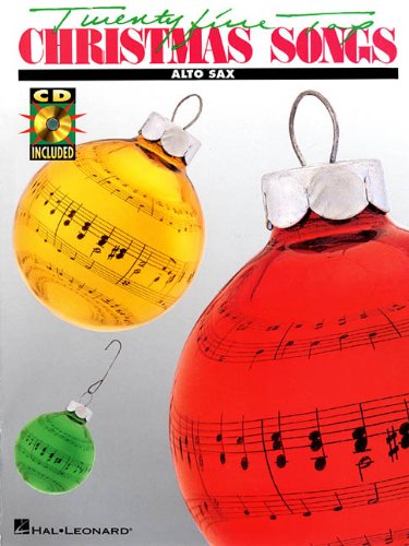 25 Top Christmas Songs Alto Saxophone BK/CD