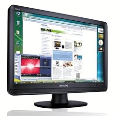 Philips 220XW8FB 22 Zoll Widescreen TFT LCD-Monitor DVI / HDMI (Kontrast, 1000:1, 2ms Reaktionszeit) anthrazit