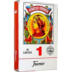 Fournier 1-40 Spanish Playing Cards (Red)