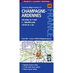 Road Map Champagne-Ardennes (AA Touring Map France 11)
