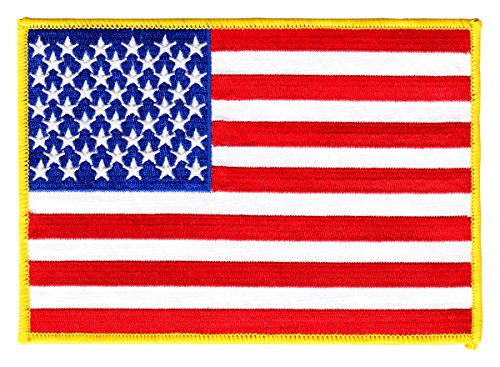 USA - Large 5 in x 7 in Rectangular Patch