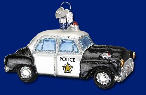 Old World Christmas Police Car Old World Christmas Police Car