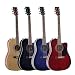 Musical Instruments : Johnson Thinbody Cutaway Acoustic Guitar