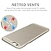 iPhone 6 Case, LoHi Apple iPhone 6 [Ultra Slim] Snug Fit Bumper Case Hard PC Mesh Back Cover Snap On Protective Case for iPhone 6 4.7 inch (Tyrant Gold)