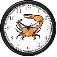 Fiddler Crab Animal Wall Clock by WatchBuddy Timepieces (Hunter Green Frame)