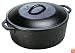 Lodge Logic L8DOL3 Pre-Seasoned Dutch Oven with Dual Handles, 5-Quart