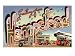 Greetings from Hempstead, Long Island, New York Giclee Poster Print, 24x18