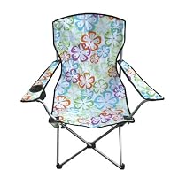 Proteam QS1019 - Contour Quickseat Folding High Back Adults Chair - Flowers