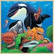 MASTERPIECES 48 PC UNDERSEA FRIENDS WOOD PUZZLE