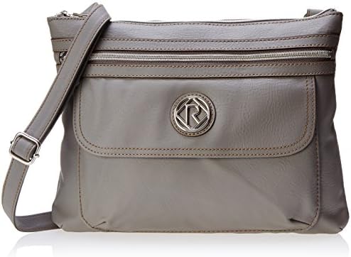 Relic Women's Erica Topzip Crossbody Bag, Smoke, One Size