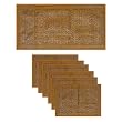 Placemats Set In Brocades Table Runner 25x13 inches, Mat 13x19 inches (btm016)