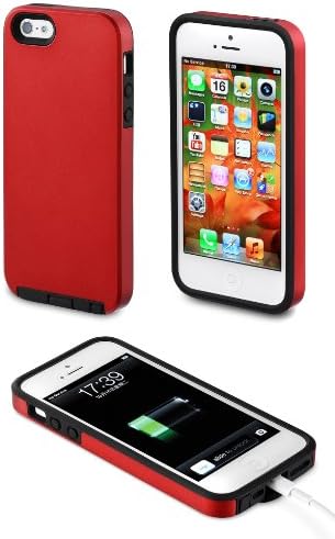 iPhone SE Case, AceAbove iPhone se slim Dual Layer Protection case [Red] for Apple iPhone SE (2016)