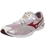 Mizuno Wave Universe 3 Running Shoe,White/Red,8 D