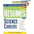 Resumes for Science Careers (Professional Resumes Series) by Editors of McGraw-Hill
