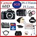Canon EOS 60D 18 MP CMOS Digital SLR Camera with Canon EF-S 28-135mm Lens + Essentials 8GB Accessory Kit Package