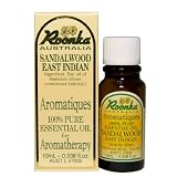 Roonka 100%ピュアエッセンシャルオイルサンダルウッド 10ml