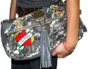 ED HARDY Christian Audigier Crystal Rock Barbara Platinum Tattoo Clutch Purse Handbag Bag Wristlet