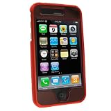 Clip On Crystal Case for Apple iPhone 3G, Clear Red