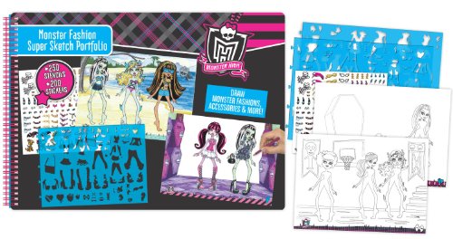 See Monster High Super Sketch Portfolio