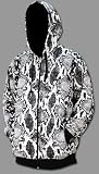 Sean John - Sean John "Snake Skin" Mens Reversible Zip Up Hoody