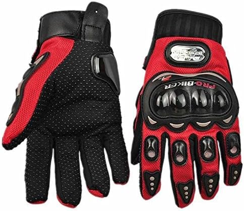 Motorcycle Accessories Pro-Biker Motocross Racing Universal Sports Protection Size XL Adjust Gloves Red For Yamaha YZF1000 Thunderrace alle