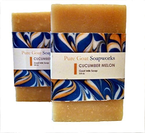 Pure Goat Soapworks Cucumber Melon Goat Milk Soap Multi-pack (2-pack)
