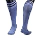Lian LifeStyle Unisex 1 Pair Knee Length Sports Socks Striped Size XS/S/M