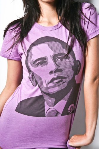 Childrens Toyshop  Apparel : Obey - Women's Obama Progress Soft Tee