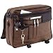 Attraktive Aktentasche Mehrzwecktasche braun + Adressbuch