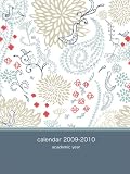2009-2010 Academic Pocket Planner: blue bird paisley