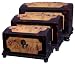 Traditional Asian Wedding Anniversary Gifts - 2ft.+ Oriental Chinese Design Nested Chests - 7 Designs