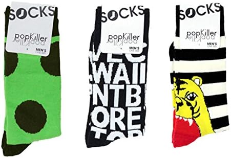 Men's Fun Patterned Socks Special 3 Pack