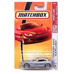 Matchbox 2009, Mercedes Benz SLR Mclaren # 13, Sports Cars 1:64 Scale.