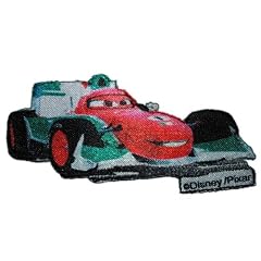 Cars - Francesco Bernoulli 8,1 cm * 4,2 cm B�gelbild Formel 1 Rennwagen Lightning Mc Queen McQueen Auto Car AUFN�HER APPLIKATION KINDER Disney Cars