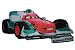 Produkt-Bild: Cars - Francesco Bernoulli 8,1 cm * 4,2 cm B&uuml;gelbild Formel 1 Rennwagen Lightning Mc Queen McQueen Auto Car AUFN&Auml;HER APPLIKATION KINDER Disney Car&acute;s