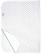 Kushies Deluxe Terry Change Pad, White with Mocha Polka Dots