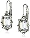 1928 Jewelry Silver-Tone Aurore Boreale Octagon Drop Earrings