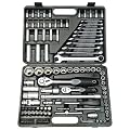Famex 568-FX-45 Steckschl�sselsatz, 12,5mm (1/2-Zoll)- und 6,3mm (1/4-Zoll)-Antrieb, 4-32 mm, 120-teilig