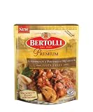 Bertolli Premium Pasta Sauce, Champignon & Portobello Mushroom, 13.5-Ounce Pouches (Pack of 6)