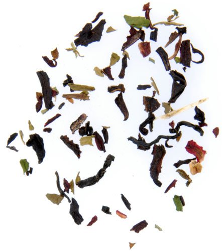 Peppermint Flavored Black Loose Leaf Tea by The Purple Turtle Coffee Company