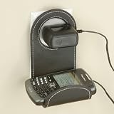 Black Wall Charger Valet Protect Electronic Devices